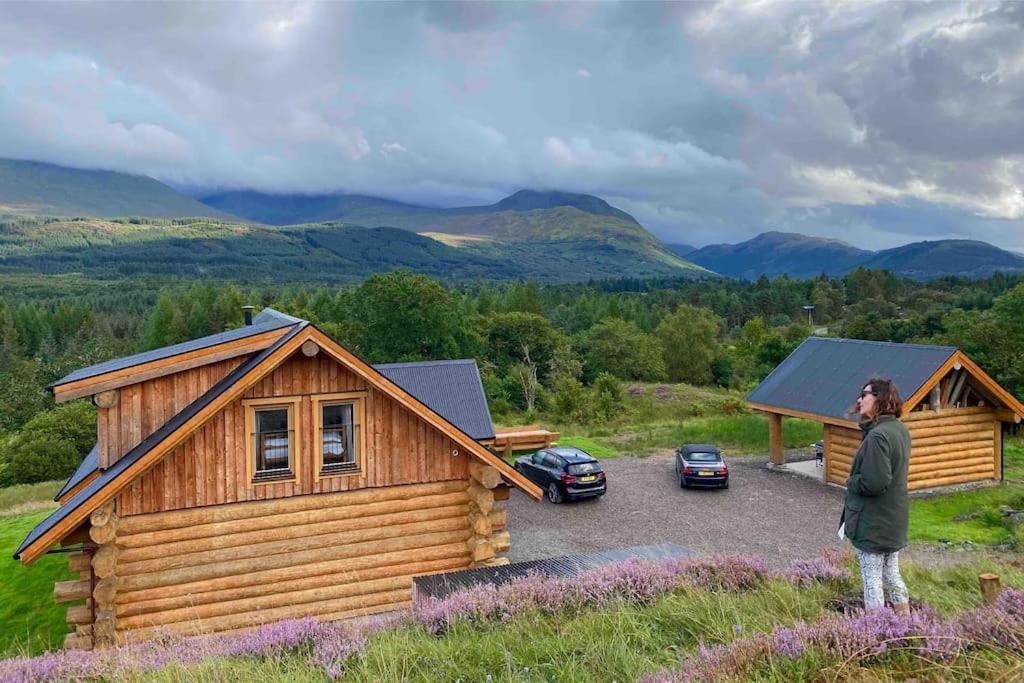 Wild Nurture Eco Luxury Offgrid Log Cabin Fort William Exterior foto