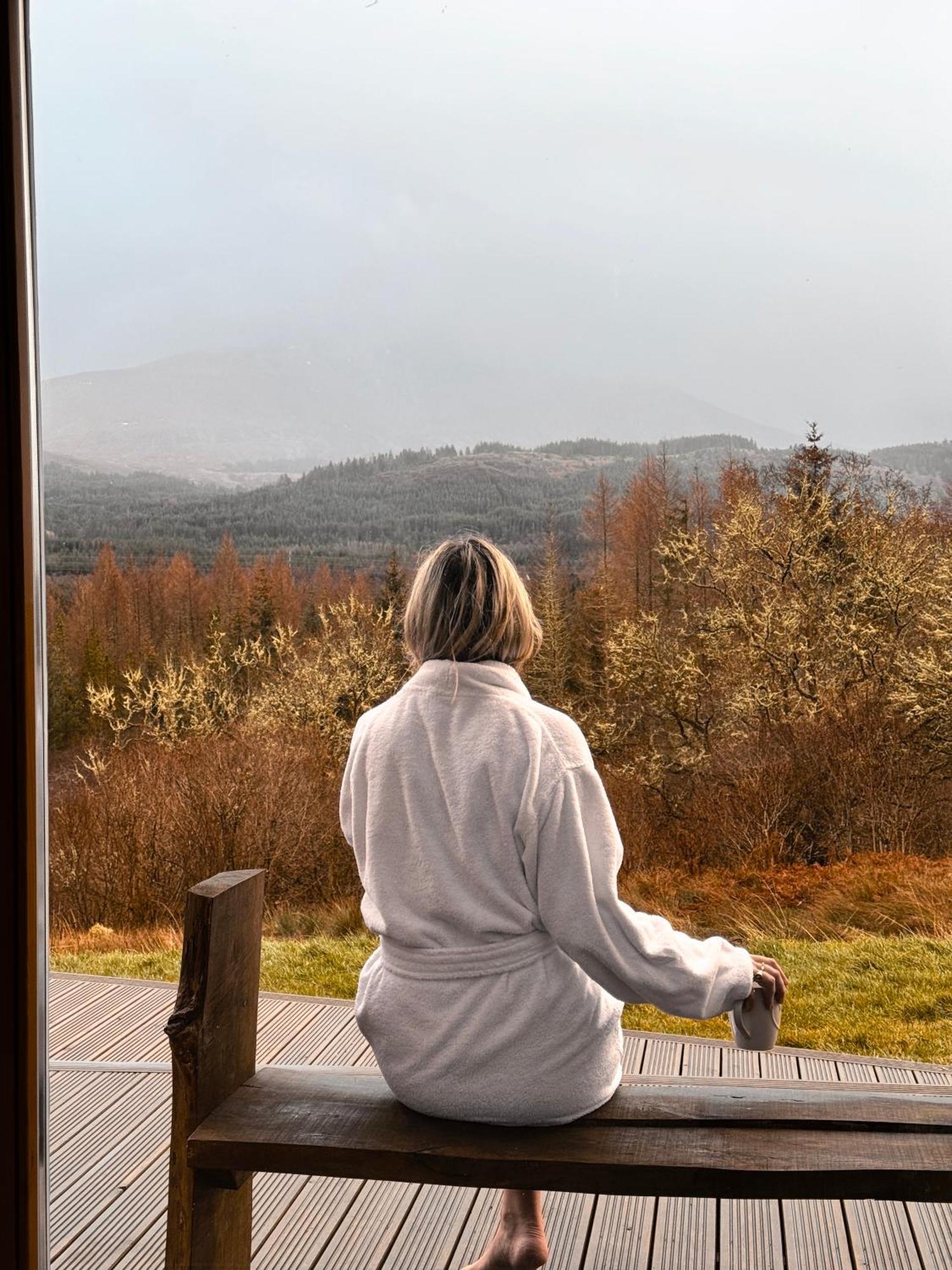 Wild Nurture Eco Luxury Offgrid Log Cabin Fort William Exterior foto